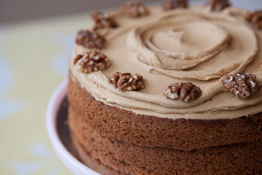 Coffee and Walnut Layer Cake